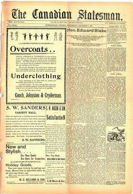 Canadian Statesman (Bowmanville, ON), 8 Dec 1897