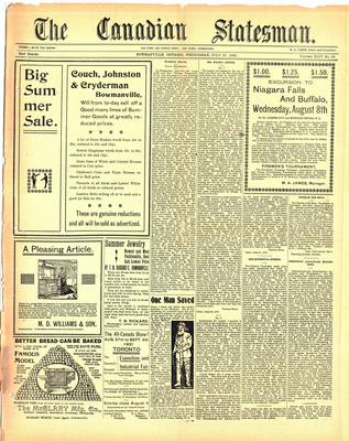 Canadian Statesman (Bowmanville, ON), 25 Jul 1900