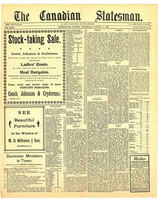 Canadian Statesman (Bowmanville, ON), 15 Jan 1902