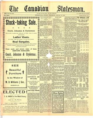 Canadian Statesman (Bowmanville, ON), 22 Jan 1902