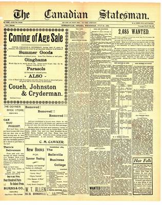 Canadian Statesman (Bowmanville, ON), 22 Jul 1903