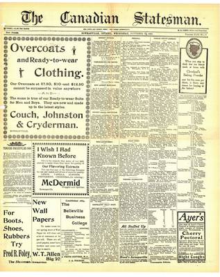 Canadian Statesman (Bowmanville, ON), 18 Nov 1903