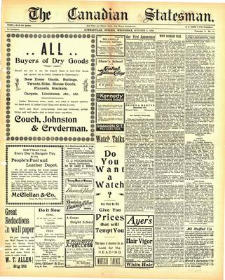 Canadian Statesman (Bowmanville, ON), 5 Oct 1904