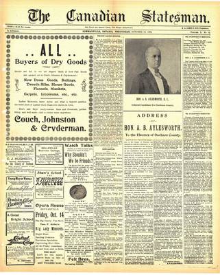 Canadian Statesman (Bowmanville, ON), 12 Oct 1904