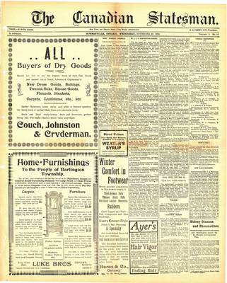 Canadian Statesman (Bowmanville, ON), 23 Nov 1904