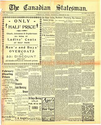 Canadian Statesman (Bowmanville, ON), 22 Feb 1905