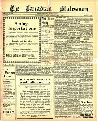 Canadian Statesman (Bowmanville, ON), 3 May 1905