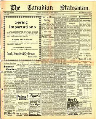 Canadian Statesman (Bowmanville, ON), 12 Jul 1905