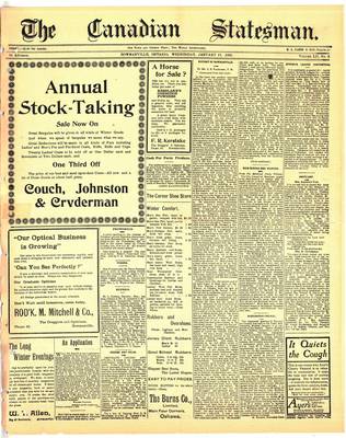 Canadian Statesman (Bowmanville, ON), 17 Jan 1906