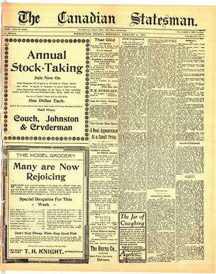 Canadian Statesman (Bowmanville, ON), 14 Feb 1906