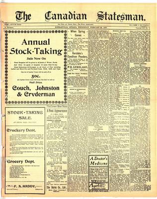 Canadian Statesman (Bowmanville, ON), 28 Feb 1906