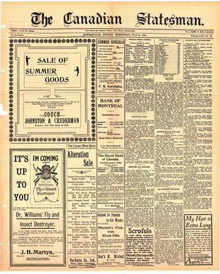 Canadian Statesman (Bowmanville, ON), 24 Jul 1907