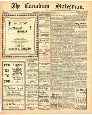 Canadian Statesman (Bowmanville, ON), 14 Aug 1907