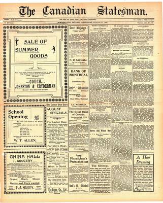 Canadian Statesman (Bowmanville, ON), 21 Aug 1907