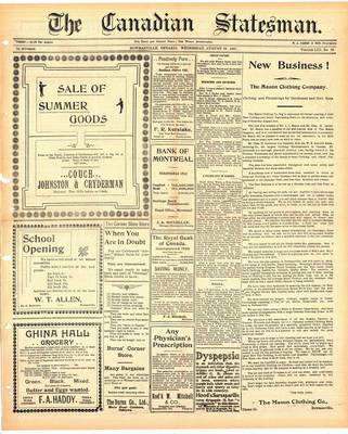 Canadian Statesman (Bowmanville, ON), 28 Aug 1907