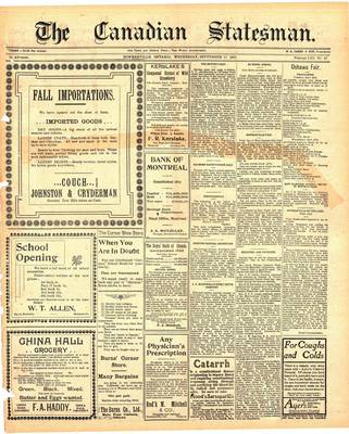 Canadian Statesman (Bowmanville, ON), 11 Sep 1907