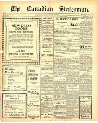 Canadian Statesman (Bowmanville, ON), 25 Sep 1907