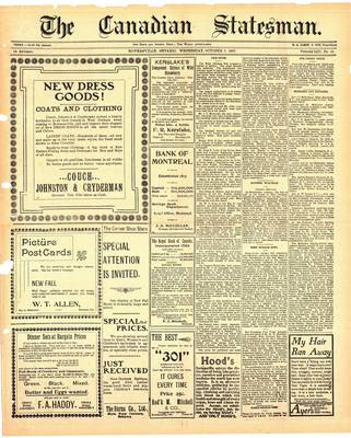 Canadian Statesman (Bowmanville, ON), 9 Oct 1907