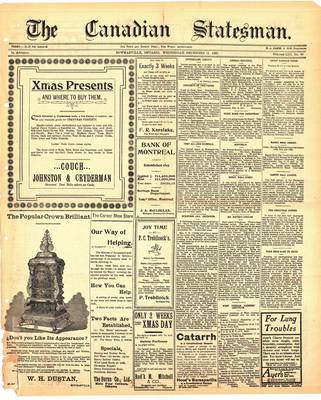 Canadian Statesman (Bowmanville, ON), 11 Dec 1907