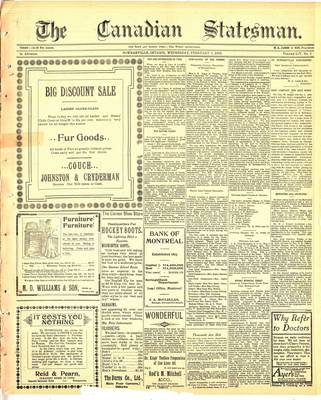 Canadian Statesman (Bowmanville, ON), 5 Feb 1908