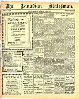 Canadian Statesman (Bowmanville, ON), 4 Mar 1908