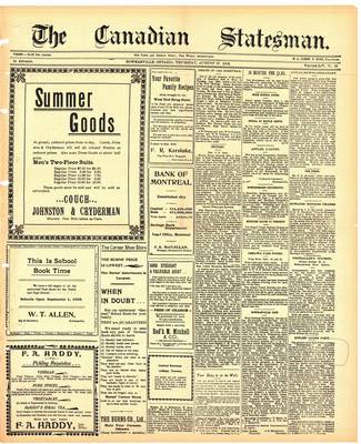 Canadian Statesman (Bowmanville, ON), 27 Aug 1908