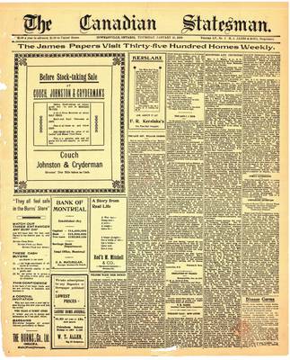 Canadian Statesman (Bowmanville, ON), 21 Jan 1909