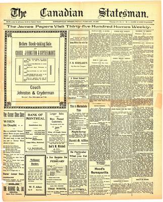 Canadian Statesman (Bowmanville, ON), 25 Feb 1909