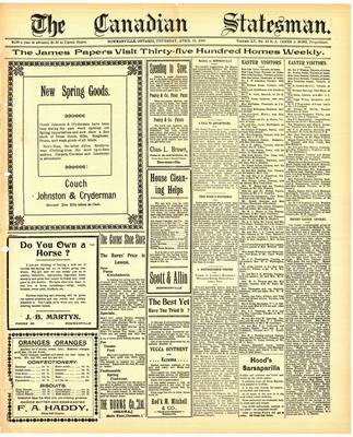 Canadian Statesman (Bowmanville, ON), 15 Apr 1909