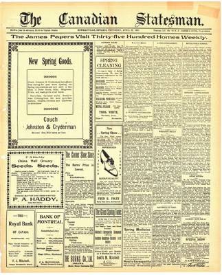 Canadian Statesman (Bowmanville, ON), 22 Apr 1909