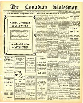 Canadian Statesman (Bowmanville, ON), 1 Jul 1909