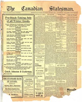 Canadian Statesman (Bowmanville, ON), 5 Jan 1911