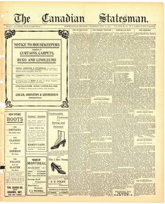 Canadian Statesman (Bowmanville, ON), 11 May 1911