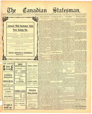 Canadian Statesman (Bowmanville, ON), 20 Jul 1911