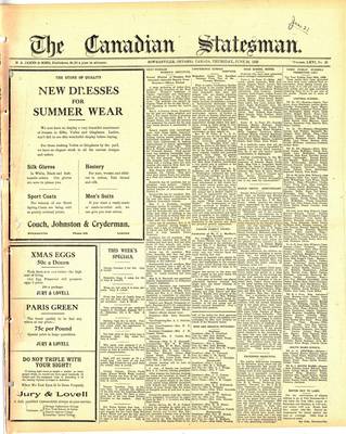 Canadian Statesman (Bowmanville, ON), 24 Jun 1920