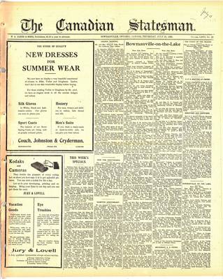 Canadian Statesman (Bowmanville, ON), 15 Jul 1920