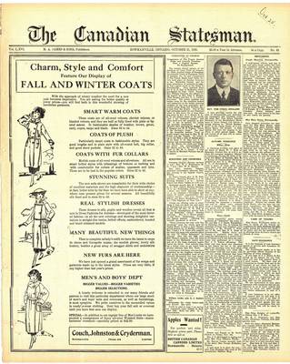 Canadian Statesman (Bowmanville, ON), 21 Oct 1920