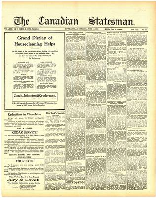 Canadian Statesman (Bowmanville, ON), 2 Jun 1921