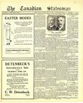 Canadian Statesman (Bowmanville, ON), 13 Apr 1922