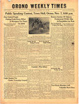 Orono Weekly Times, 6 Nov 1941