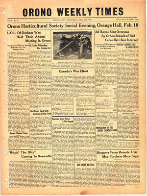 Orono Weekly Times, 12 Feb 1942