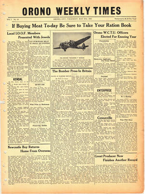 Orono Weekly Times, 27 May 1943