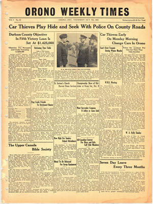 Orono Weekly Times, 7 Oct 1943