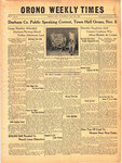 Orono Weekly Times, 4 Nov 1943