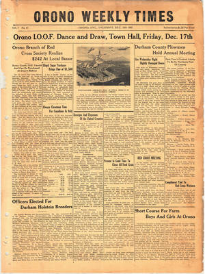 Orono Weekly Times, 16 Dec 1943