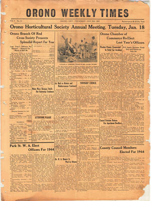 Orono Weekly Times, 13 Jan 1944