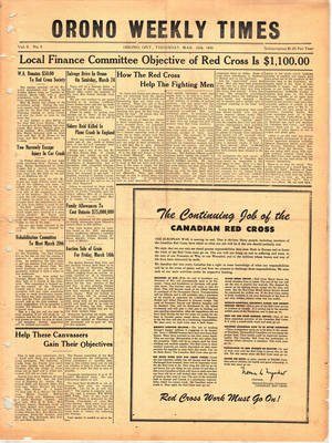 Orono Weekly Times, 15 Mar 1945