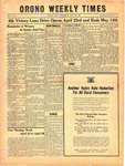 Orono Weekly Times, 5 Apr 1945