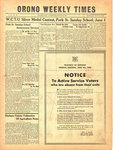 Orono Weekly Times, 31 May 1945