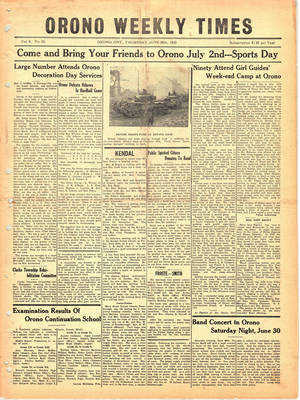 Orono Weekly Times, 28 Jun 1945